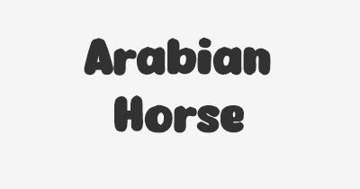 Thumbnail for lifespan of Arabian Horse