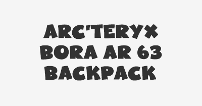 Thumbnail for lifespan of Arc'teryx Bora AR 63 Backpack