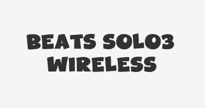 Thumbnail for lifespan of Beats Solo3 Wireless