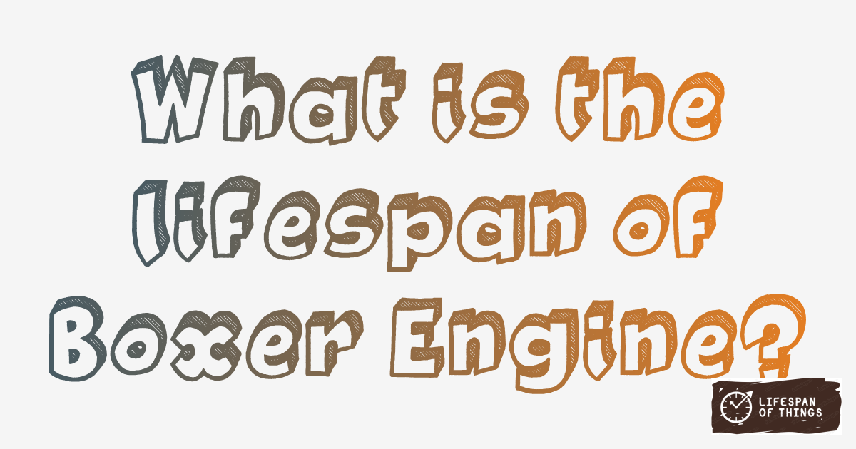 Lifespan of Boxer Engine