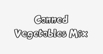 Thumbnail for lifespan of Canned Vegetables Mix