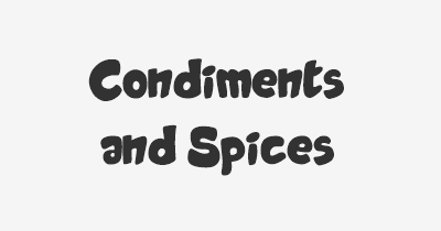 Thumbnail for lifespan of Condiments and Spices