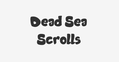 Thumbnail for lifespan of Dead Sea Scrolls