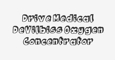 Thumbnail for lifespan of Drive Medical DeVilbiss Oxygen Concentrator