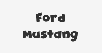Thumbnail for lifespan of Ford Mustang