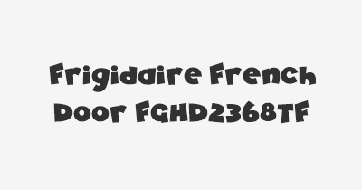 Thumbnail for lifespan of Frigidaire French Door FGHD2368TF