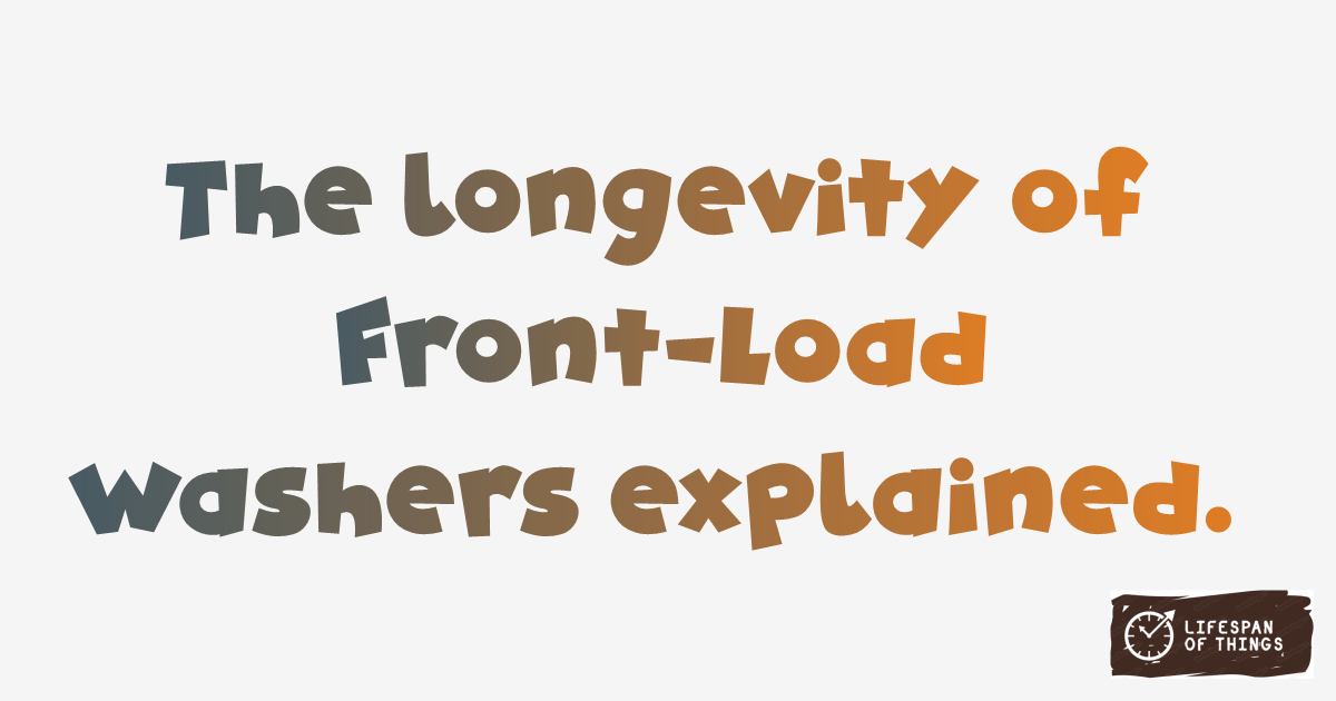 Lifespan of Front-Load Washers