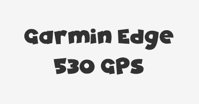 Thumbnail for lifespan of Garmin Edge 530 GPS