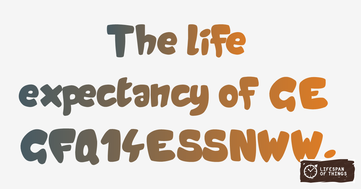 Lifespan of GE GFQ14ESSNWW