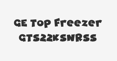 Thumbnail for lifespan of GE Top Freezer GTS22KSNRSS