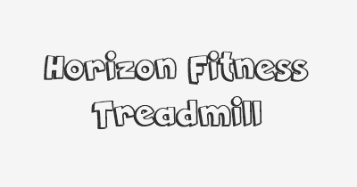 Thumbnail for lifespan of Horizon Fitness Treadmill
