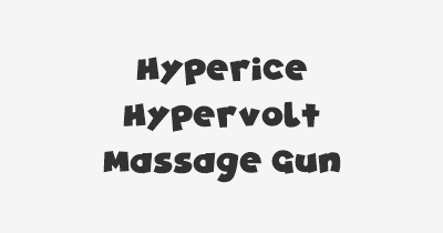 Thumbnail for lifespan of Hyperice Hypervolt Massage Gun
