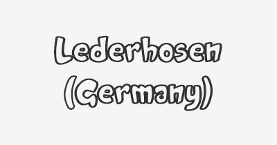 Thumbnail for lifespan of Lederhosen (Germany)