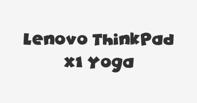 Thumbnail for lifespan of Lenovo ThinkPad X1 Yoga