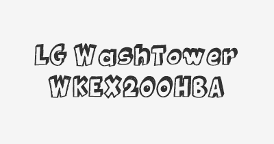 Thumbnail for lifespan of LG WashTower WKEX200HBA
