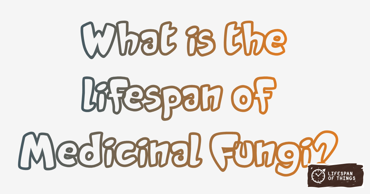 Lifespan of Medicinal Fungi