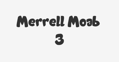 Thumbnail for lifespan of Merrell Moab 3