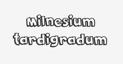 Thumbnail for lifespan of Milnesium tardigradum