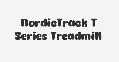 Thumbnail for lifespan of NordicTrack T Series Treadmill