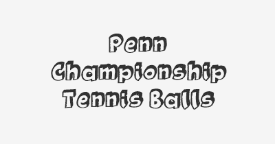 Thumbnail for lifespan of Penn Championship Tennis Balls