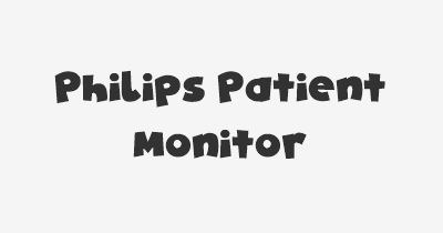 Thumbnail for lifespan of Philips Patient Monitor