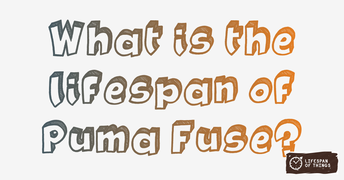 Lifespan of Puma Fuse