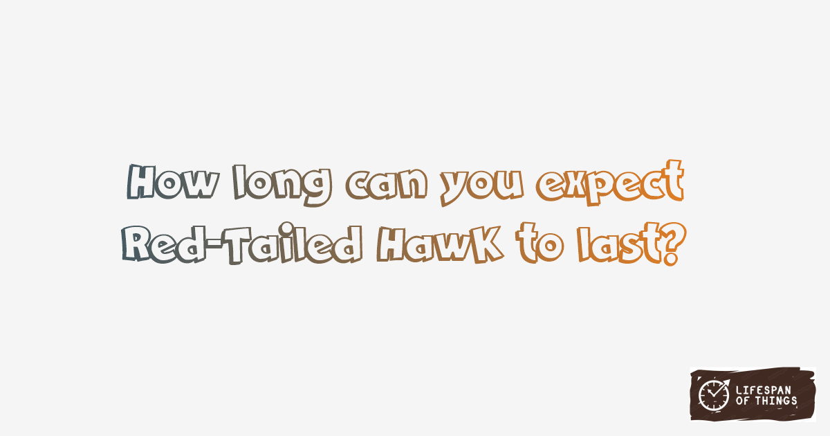 Lifespan of Red-Tailed Hawk