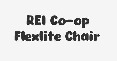 Thumbnail for lifespan of REI Co-op Flexlite Chair
