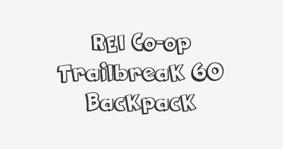 Thumbnail for lifespan of REI Co-op Trailbreak 60 Backpack