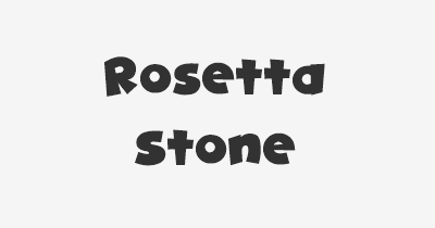Thumbnail for lifespan of Rosetta Stone