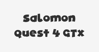 Thumbnail for lifespan of Salomon Quest 4 GTX