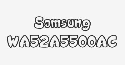 Thumbnail for lifespan of Samsung WA52A5500AC