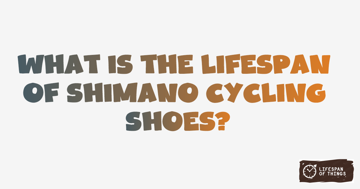 Lifespan of Shimano Cycling Shoes