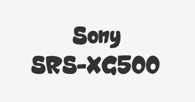 Thumbnail for lifespan of Sony SRS-XG500
