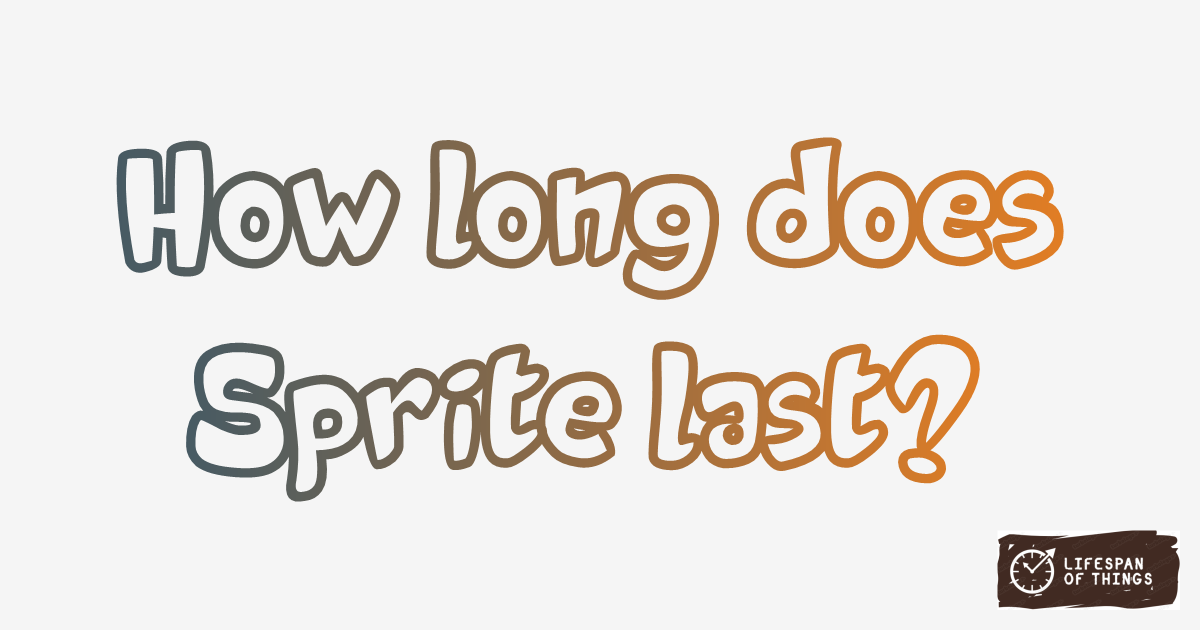 Lifespan of Sprite