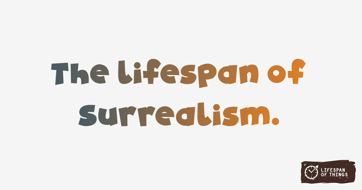 Lifespan of Surrealism