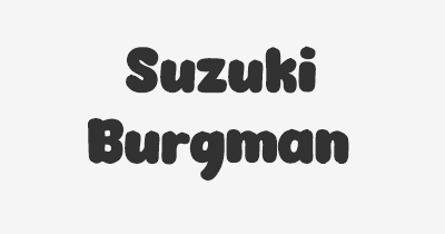 Thumbnail for lifespan of Suzuki Burgman