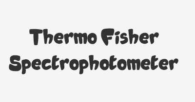 Thumbnail for lifespan of Thermo Fisher Spectrophotometer