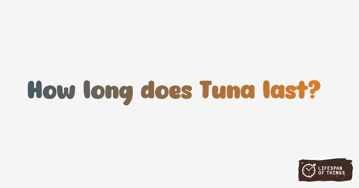 Lifespan of Tuna