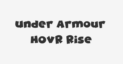 Thumbnail for lifespan of Under Armour HOVR Rise
