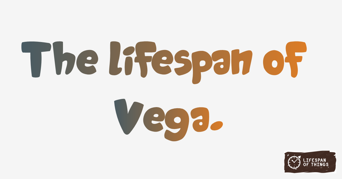 Lifespan of Vega