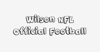 Thumbnail for lifespan of Wilson NFL Official Football