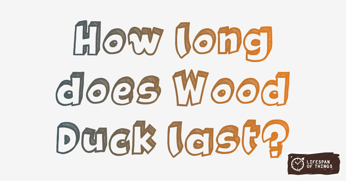 Lifespan of Wood Duck