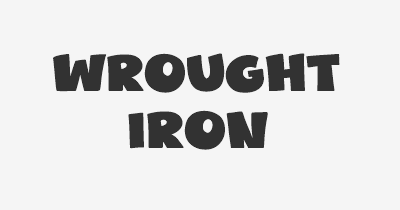Thumbnail for lifespan of Wrought Iron