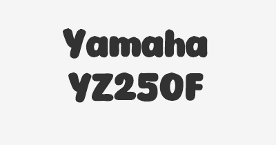 Thumbnail for lifespan of Yamaha YZ250F